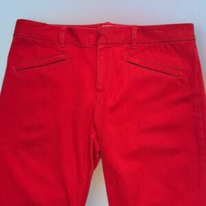 GAP Women’s 10P Vibrant Red SKINNY ANKLE Pants